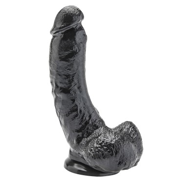 Dildo czarne realistyczny penis przyssawka 20cm